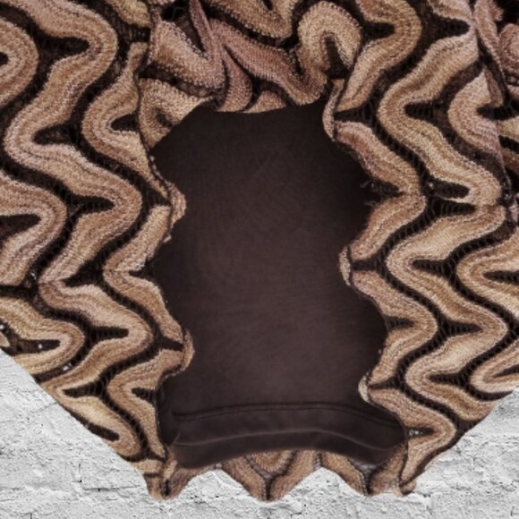 Roz & Ali Black/Brown Tunic - XL - Picture 7 of 8